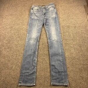Outpost Makers Original Straight Jeans Mens 30x36 Medium Wash Blue OPOS541